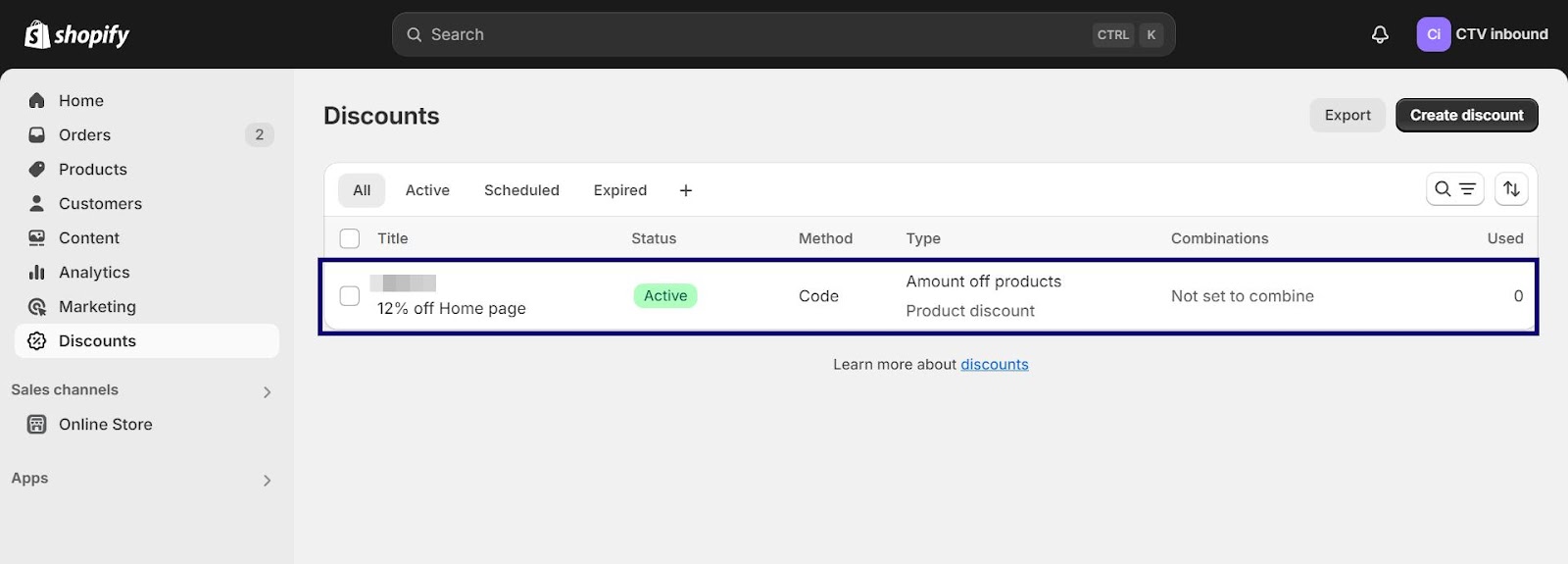 Redirect a Shareable Link From Shopify Home Page